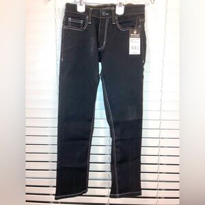 Style Dnm Engineering Boys Black Skinny Jeans, size 8